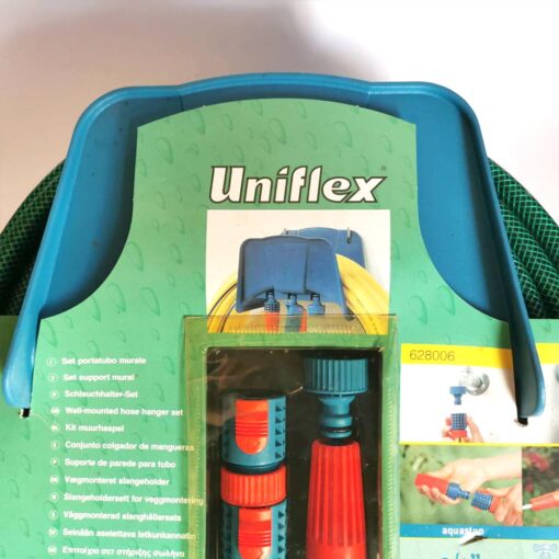 ชุดสายยางสนาม UNIFLEX สายยาง 25 เมตร ที่แขวนสายยาง ชุดข้อต่อสวมเร็ว